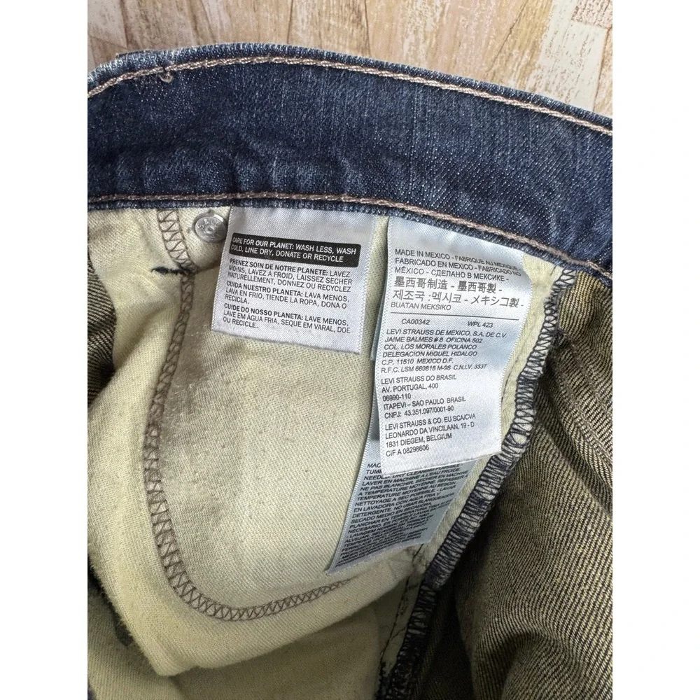Levis 511 Slim Fit Jeans Mens 29x32 Dark Wash Blue Denim Stretch